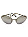 Prada Beige & Black Acetate Round Lens Tortoiseshell Gradient Lens Sunglasses Beige & Black