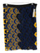 Derek Lam Size s / 4 Black, Yellow & Blue Cotton & Silk Blend Abstract Skirt Black, Yellow & Blue / s / 4