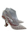 Amina Muaddi Shoe Size 40 White Lace Pointed Toe Slingback Heel Pumps White / 40