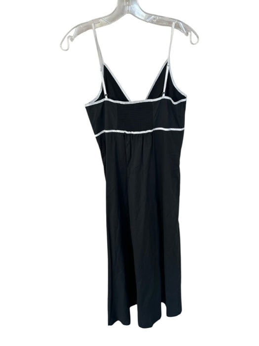 Rails Size L Black Cotton Spaghetti Strap Elastic Back Cross tie Maxi Dress Black / L