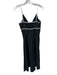 Rails Size L Black Cotton Spaghetti Strap Elastic Back Cross tie Maxi Dress Black / L