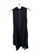 IC by Connie K Size S Black Polyester quilt embossed Sleeveless high neck Dress Black / S