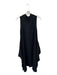 IC by Connie K Size S Black Polyester quilt embossed Sleeveless high neck Dress Black / S