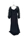 Eliza J Size 12 Black Polyester Off Shoulder Long Sleeves Built In Bra Gown Black / 12