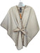 Vince Camuto Size One Size Cream Polyester Blend Belt Shawl Jacket Cream / One Size