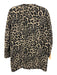 Zara Woman Size M Brown & Black Polyester & Wool Long Sleeve Zip Up Jacket Brown & Black / M