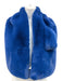 APPARIS Blue Polyester Faux Fur Shawl scarf Blue