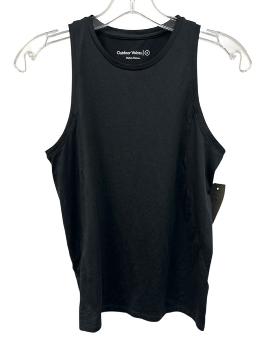 Outdoor Voices Size Medium Black Sleeveless Top Black / Medium