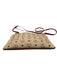 MCM Beige & Red Leather All Over Print Crossbody Men's Bag Beige & Red