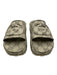 Gucci Shoe Size 11 Gray & White Leather Guccissima Sandal Men's Shoes Gray & White / 11
