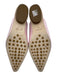 Tory Burch Shoe Size 9 Pink Patent Leather Pointed Toe Logo Penny Mule Loafers Pink / 9