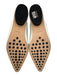 Tory Burch Shoe Size 9 White Patent Leather Pointed Toe Logo Penny Mule Loafers White / 9