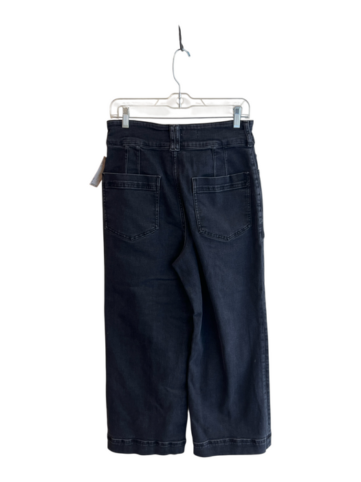 Pilcro Size 31 Grey Cotton Blend High Rise Zip Fly 5 Pocket Wide Leg Jeans Grey / 31
