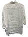 Frank & Eileen Size Medium White Linen Button Down Long Sleeve Collared Top White / Medium