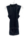 Derek Lam 10 Crosby Size 4 Black Cotton White stitching Sleeveless Wrap Top Black / 4