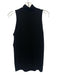 Trina Turk Size Est. Small Black Wool Sleeveless Turtle Neck Knit Top Black / Est. Small