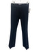 Derek Lam 10 Crosby Size 4 Black & White Cotton Blend Contrast Stitch Pants Black & White / 4