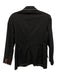 Moschino Cheap & Chic Size 12 Black White stitching Buttons Application Jacket Black / 12