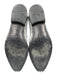 Celine Shoe Size 36.5 Silver Leather Metallic Lace Up Flat Closed Toe Shoes Silver / 36.5