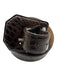 JP Brown Leather Croc Embossed Buckle Belts Brown / Est. Large