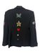 5a7 Cinq a Sept Size 6 Black & Multi Triacetate & Polyester Bedazzled Jacket Black & Multi / 6