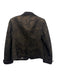 Etro Size 48 Black & Gold Wool & Polyester Metallic Thread Buttons Collar Jacket Black & Gold / 48