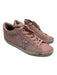 Golden Goose Shoe Size 37 Pink & Cream Leather Lace Up Glitter Sneakers Pink & Cream / 37