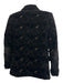 Fendi 365 AS IS Black & Brown Cotton Paisley Vintage 2 Button Men's Blazer Black & Brown / 40