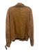 Brooks Brothers AS IS Size L Brown Suede Solid Zipper Emmett Jacket Brown / L
