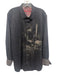 Robert Graham Size XXL Gray & Multi-Color Cotton Back Graphic Long Sleeve Shirt Gray & Multi-Color / XXL