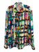 Robert Graham Size 2XL White & Multi Cotton All Over Print Long Sleeve Shirt White & Multi / 2XL