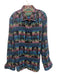 Robert Graham Size 2XLT Black & Multi Cotton All Over Print Long Sleeve Shirt Black & Multi / 2XLT