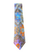 Ermenegildo Zegna Purple & Multi Silk All Over Print Men's Tie Purple & Multi