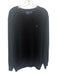 Polo Size 1XB Black Wool Solid V Neck Men's Sweater Black / 1XB
