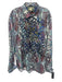 Robert Graham Size XXL Blue & Multi Cotton All Over Print Long Sleeve Shirt Blue & Multi / XXL