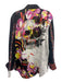 Robert Graham Size XL Black & Multi Cotton All Over Print Long Sleeve Shirt Black & Multi / XL