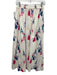 Buru Size S/M White, Blue, Pink Polyester Blend Paris Elastic Waist Midi Skirt White, Blue, Pink / S/M