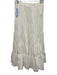 Ulla Johnson Size 4 White Cotton Gathered Side Zip Midi Skirt White / 4