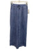 Tempo Paris Size S Blue Linen Drawstring Waist Wide Leg Pants Blue / S