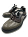 Prada Shoe Size 9.5 Gray & Brown Leather Tassel Dress Men's Shoes Gray & Brown / 9.5