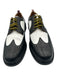 Burberry Shoe Size 44 Black & White Leather Two Tone Dress Men's Shoes Black & White / 44
