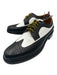 Burberry Shoe Size 44 Black & White Leather Two Tone Dress Men's Shoes Black & White / 44