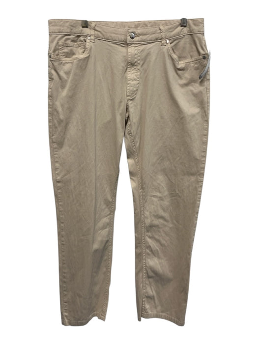 Peter Millar Size 36 Beige Tencel Solid Khakis Men's Pants Beige / 36