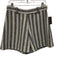 Oscar de la Renta Size 8 White & Black Cotton Blend Tweed Shorts White & Black / 8
