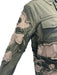 Valentino Size 34 Army Green Cotton & Polyester Camo Breast Pocket Clasp Jacket Army Green / 34