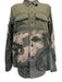 Valentino Size 34 Army Green Cotton & Polyester Camo Breast Pocket Clasp Jacket Army Green / 34