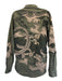 Valentino Size 34 Army Green Cotton & Polyester Camo Breast Pocket Clasp Jacket Army Green / 34
