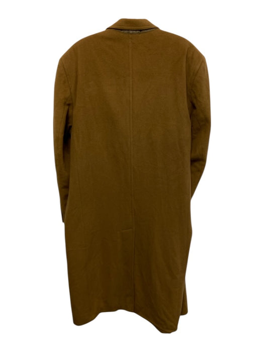 Kasper Size 42 Tan Cashmere Solid Overcoat Men's Jacket Tan / 42