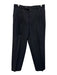 Saint Laurent Rive Gauche Size 44 Navy Blue Wool High Rise Pleated Tapered Pants Navy Blue / 44