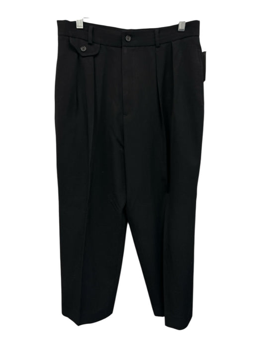 Ralph Lauren Size 14 Black High Rise Pleated pocket Pants Black / 14
